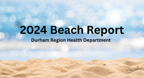 Beach txt reads 2024 Beach Report