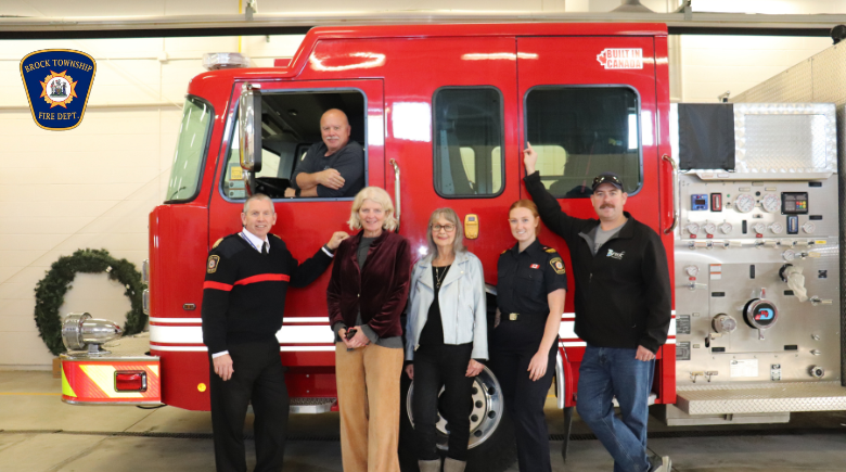 Brock Fire Cheif, Brock Fire Prevention Officer and Memembers of Brock Council