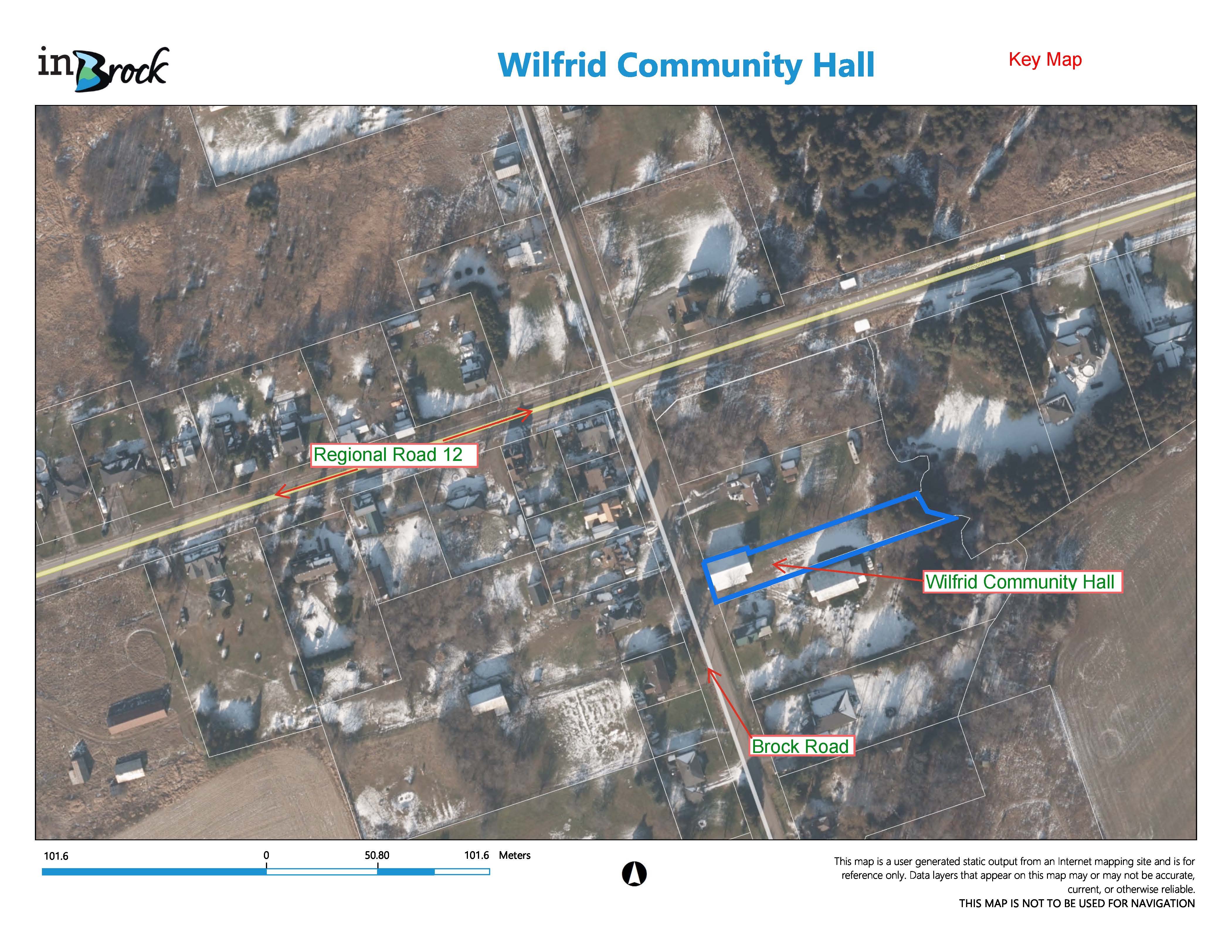 Arial map of Wilfrid hall